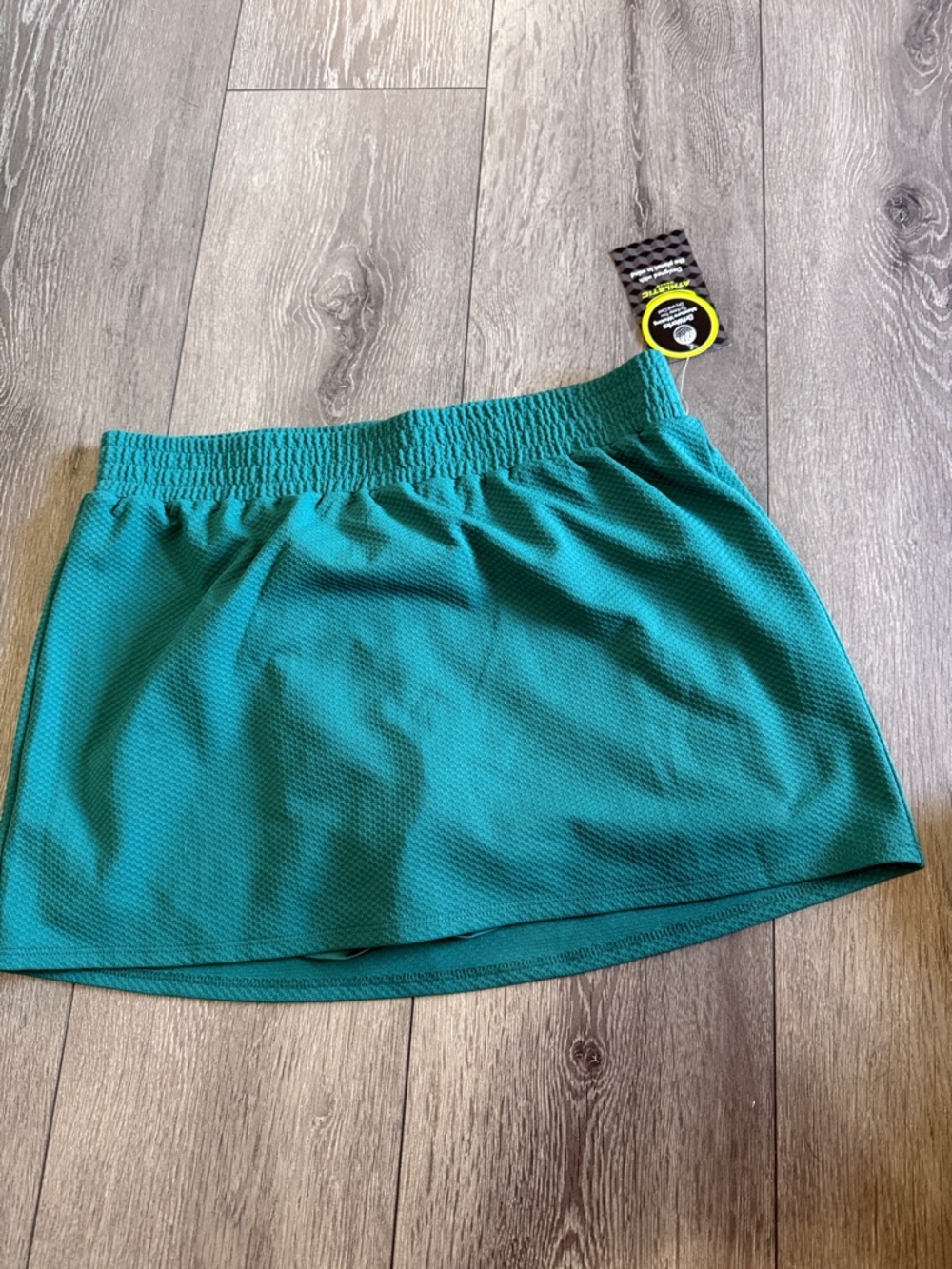 Athletic Works Teal Mini Skort with Elastic Waistband